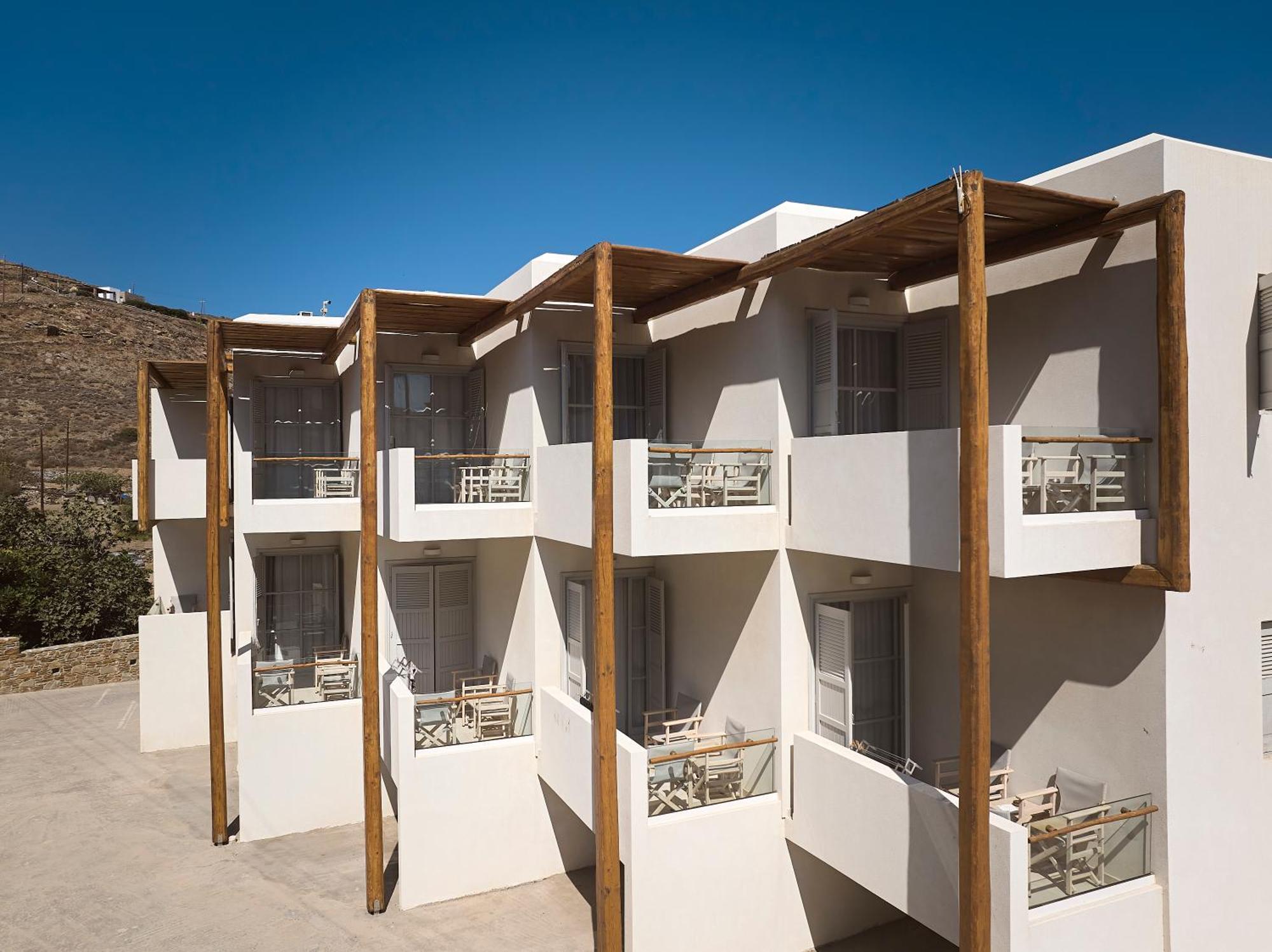 Kythnos Bay Hotel Loutrá Buitenkant foto