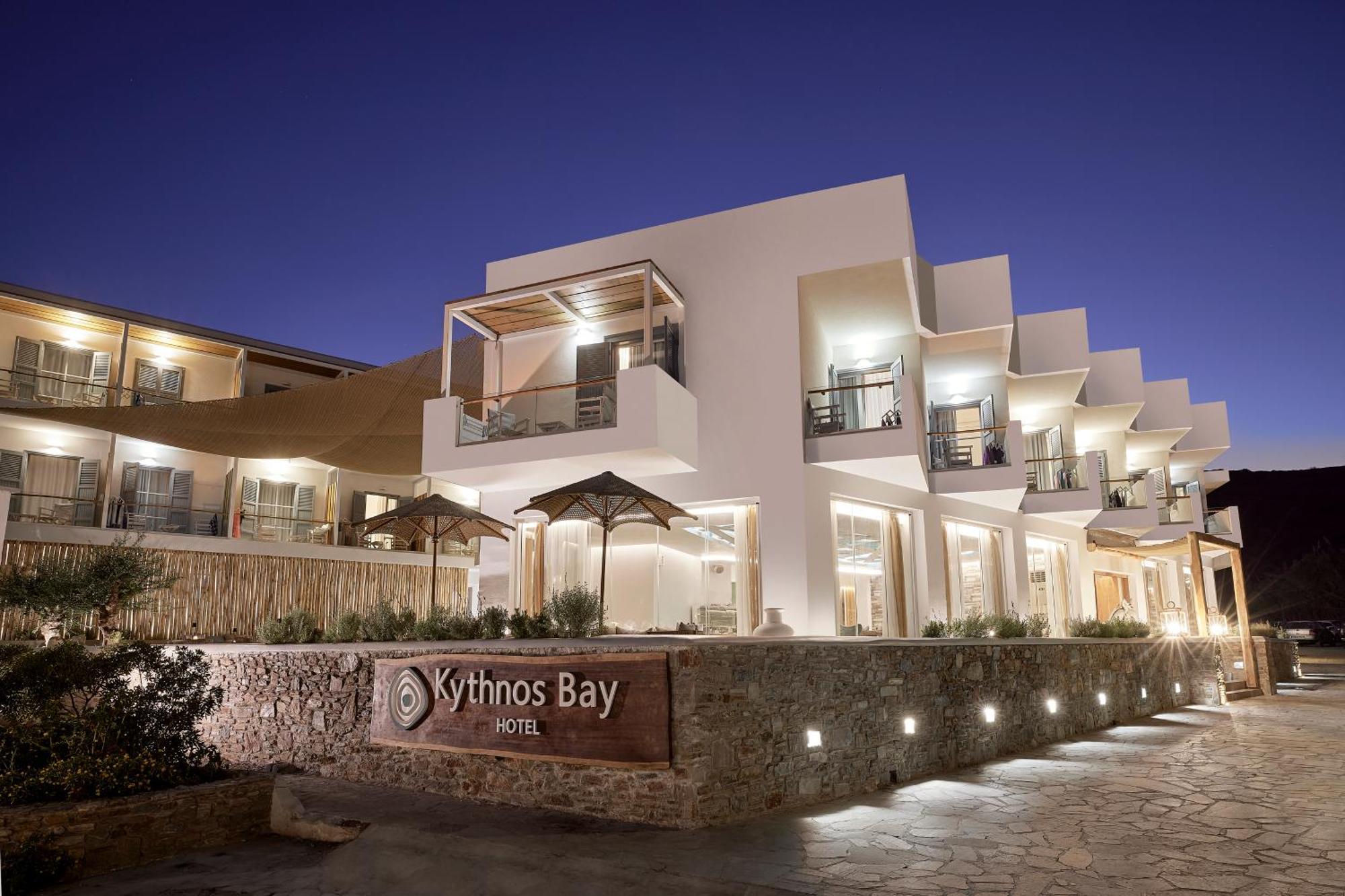Kythnos Bay Hotel Loutrá Buitenkant foto