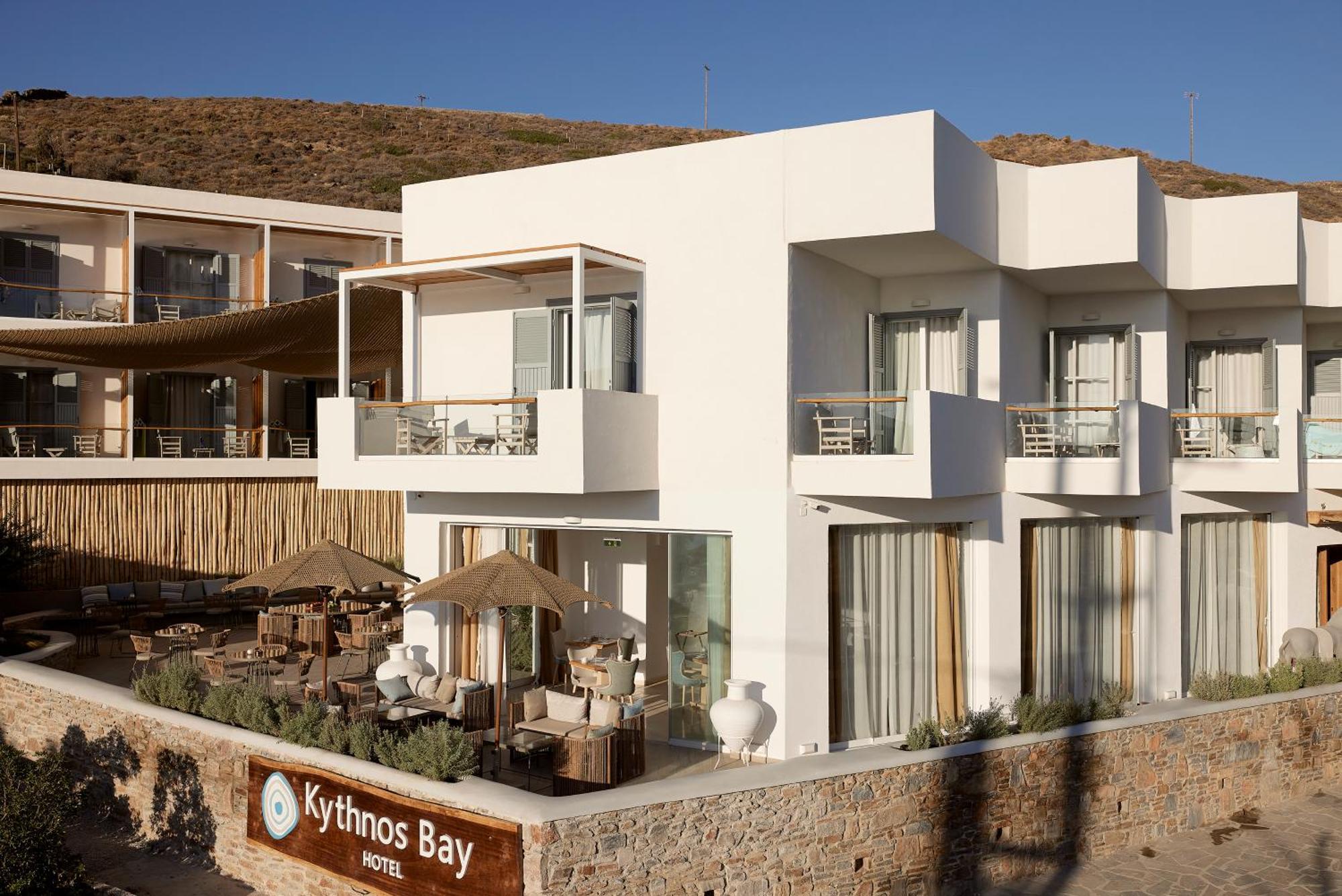 Kythnos Bay Hotel Loutrá Buitenkant foto